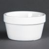 Olympia Whiteware Mediterranean Ramekins White 77mm (6 Pack)