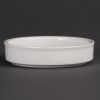 Olympia Mediterranean Stackable Dishes White 102mm (6 Pack)