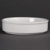 Olympia Mediterranean Stackable Dishes White 134mm (Pack of 6)