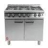 Falcon 6 Burner Dominator Plus Oven Range G3101 Propane Gas with Feet