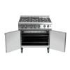 Falcon 6 Burner Dominator Plus Gas Oven Range G3101 with Castors