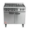 Falcon 6 Burner Dominator Plus Gas Oven Range G3101 with Castors