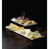 Churchill 2 Tier Rectangular Plate Tower 560mm (Pack of 2)