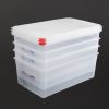 Araven Polypropylene 1/1 Gastronorm Food Storage Box 28Ltr (4 pack)
