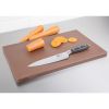 Hygiplas Extra Thick Low Density Brown Chopping Board