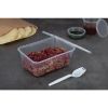 Fiesta Recyclable Plastic Microwavable Containers with Lid (Pack of 250)