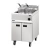 Lincat Opus 800 Single Tank Twin Basket Free Standing Gas Fryer 600mm OG8107