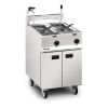 Lincat Opus 800 Twin Tank Twin Basket Free Standing Gas Dual Filtration Fryer OG8111/OP2