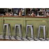 Bolero Bistro Steel High Stool Gun Metal (4 pack)