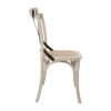 Bolero Bentwood Chairs with Metal Cross Backrest (2 pack)