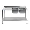 Holmes Fully Assembled Stainless Steel Sink Left Hand Drainer