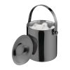 Olympia Double Walled Ice Bucket with Lid 1Ltr Gunmetal