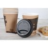 Fiesta Compostable Coffee Cup Lids 340ml / 12oz (Pack of 50)