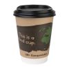 Fiesta Compostable Coffee Cup Lids 340ml / 12oz (Pack of 50)