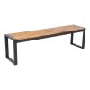 Bolero Acacia Wood and Steel Industrial Benches 1600mm (2 pack)