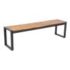 Bolero Acacia Wood and Steel Industrial Benches 1600mm (Pack of 2)