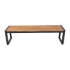 Bolero Acacia Wood and Steel Industrial Benches 1600mm (2 pack)