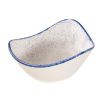 Churchill Stonecast Hints Triangle Bowls Indigo Blue 150mm (Pack of 12)