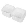 Fiesta Compostable Bagasse Burger Boxes with Side Ridges 153mm (500 Pack)
