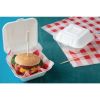 Fiesta Compostable Bagasse Burger Boxes with Side Ridges 152mm (Pack of 500)