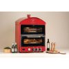 King Edward Pizza King Oven and Warmer PK1W Red