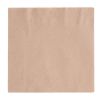 Vegware Recycled Lunch Napkin Kraft 33x33cm 2ply 1/4 Fold (Pack of 2000)