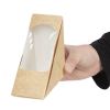 Vegware Compostable Kraft Sandwich Wedges 65mm (500 pack)
