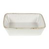 Churchill Stonecast Hints Square Baking Dishes Barley White 250mm (Pack of 6)