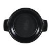 Churchill Black Igneous Stoneware Individual Dish 120mm (6 Pack)