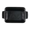 Churchill Black Igneous Stoneware Rectangle Dish 170mm (6 Pack)