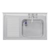 Vogue Single Sink Left Hand Drainer