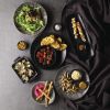 Churchill Menu Shades Caldera Ash Rectangular Plates 140mm (6 Pack)