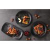 Churchill Menu Shades Caldera Ash Rectangular Plates 190mm (6 Pack)