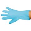 MAPA Vital 117 Liquid-Proof Light-Duty Janitorial Gloves Blue