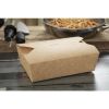 Colpac Recyclable Kraft Microwaveable Food Boxes 1950ml / 68oz (Pack of 200)