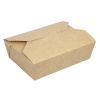 Colpac Recyclable Kraft Microwaveable Food Boxes 1950ml / 68oz (200 pack)