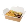 Colpac Recyclable Kraft Microwaveable Food Boxes 1950ml / 68oz (Pack of 200)