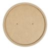 Colpac Recyclable Kraft Microwavable Soup Cup Lids 8oz and 12oz (500 pack)