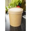 Colpac Recyclable Kraft Microwavable Soup Cups 450ml / 16oz (Pack of 500)