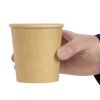 Colpac Recyclable Kraft Microwavable Soup Cups 450ml / 16oz (500 pack)
