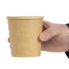 Colpac Recyclable Kraft Microwavable Soup Cups 450ml / 16oz (Pack of 500)