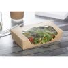 Colpac Recyclable Kraft Tuck-Top Salad Boxes With Window