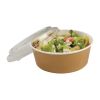 Colpac Recyclable Kraft Salad Pots With Lid (Pack of 150)