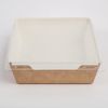 Colpac Fuzione Recyclable Paperboard Food Trays With Lid 1000ml / 35oz