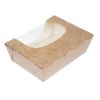 Colpac Zest Compostable Kraft Medium Salad Box 825ml/29oz (250 pack)