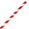 Fiesta Compostable Bendy Paper Straws Red Stripes (250 Pack)