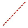 Fiesta Compostable Bendy Paper Straws Red Stripes (250 Pack)
