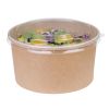 Fiesta Compostable Round Kraft Salad Bowls (Pack of 300)