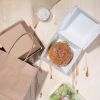 Fiesta Compostable Kraft Burger Boxes