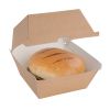 Fiesta Compostable Kraft Burger Boxes